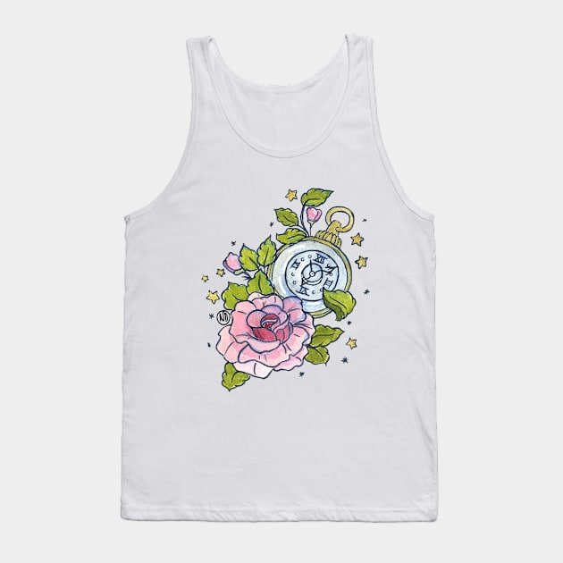 Clock- color Tank Top by Polkadotdreamer